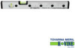 TOVARNA MERIL KOVINE LAGE2V043EL villanyszerelő vízmérték (2 libella) (alumínium), 430 mm (LAGE2V043EL)