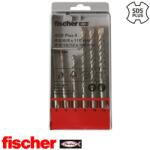 Fischer SET 6 SDS Plus II Pointer 2 élű fúrószár készlet (5, 6, 8, 8, 10, 12)(6 db) (506344)
