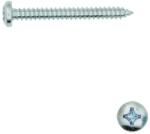 EU gyártó D-fejű lemezcsavar, PH 3, 5x50 (DIN 7981-C, horganyzott)
