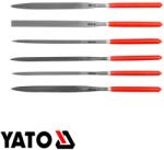 TOYA YT-6161 tűreszelő készlet, 4x160 mm, finom, 6 részes (YT-6161)