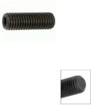  lapos végű hernyócsavar M10x30 (DIN 913, feketére foszfátozott)