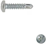 EU gyártó D-fejű önfúró lemezcsavar, PH 4, 8x16 (DIN 7504-M, horganyzott)