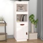 vidaXL Dulap înalt, alb, 34x40x108, 5 cm, lemn masiv de pin (820153) Comoda