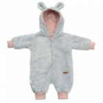 NEW BABY Luxus baba téli kezeslábas New Baby Teddy bear szürke rózsaszín - pindurka - 11 990 Ft