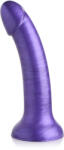 Strap U G-Tastic 17, 8cm Metallic Silicone Dildo Purple Dildo