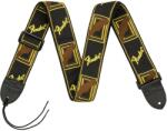 Fender 990681000 - FenderŽ 2" Monogrammed Strap Black/Yellow/Brown - FEN195