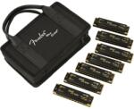 Fender 990702049 - Blues DeVille Harmonica, Pack of 7, with Case - FEN658