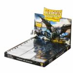  Dragon Shield 18 zsebes lap, 11 lyukú oldaltöltésű kétoldalas - doboz (50db lap) - fekete, fényes