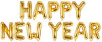 PartyDeco S. r. o Fólia lufi, arany szín, 370 cm, Happy New Year