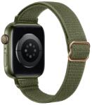  Vékony szíjas Apple Watch Ultra 1 / 2 (49 mm) / 9 / 8 / 7 (45 mm) / 6 / SE / 5 / 4 (44 mm) / 3 / 2 / 1 (42 mm) sötétzöld