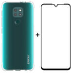 ENKAY Átlátszó borító + 3D üveg Motorola Moto G9 Play / E7 Plus