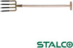 Stalco S-47490 ásóvilla (T-fogantyú, fa nyél) (S-47490)