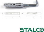 Stalco KHP-6 műanyag dübel falhoroggal 6x30 (KHP-6)