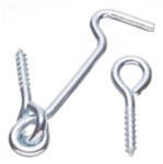  3014 ajtókapocs (kerti kapocs), Ø 3 mm, 100 mm (akasztó karikával) (3014)