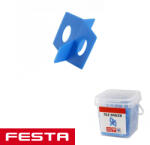 FESTA 37195 multifunkciós fugakereszt 1, 0 mm - vödörben 100 db (37195)