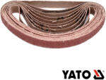 Yato YT-09745 végtelenített csiszolószalag (fa-fém), 10x330 mm, P100, 10 darabos (YT-09745)