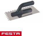 FESTA 31009 glettvas 270x125 mm - fogazott 10x10 mm (inox) (31009)
