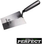 Stalco Perfect S-73026 trapéz simító 160 mm - inox (trapézkanál) (lakkozott bükkfa nyél) (S-73026)