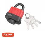 Extol Premium 8857540 vízálló biztonsági lakat (laminált), 40 mm, 4 db kulcs (8857540)