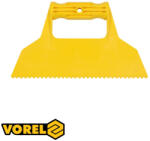 Vorel 05973 műanyag fogazott spatula 225 mm (V-fogazás 7 mm) (05973)