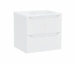 MIRANO Selvia fürdőszobabútor + mosdó + szifon - 50 cm (fényes fehér)