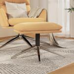 vidaXL Taburet, crem, 60x60x39 cm, microfibră (341563) Canapea