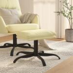 vidaXL Taburet, crem, 60x60x39 cm, piele ecologică (341590) Canapea