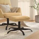 vidaXL Taburet, crem, 60x60x39 cm, microfibră (341625) Canapea