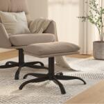 vidaXL Taburet, gri deschis, 60x60x39 cm, microfibră (341622) Canapea