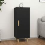 vidaXL Servantă, negru, 34, 5x34x90 cm, lemn compozit (812322) Comoda