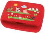 Koziol Детска кутия за обяд CANDY L FARM, червена, Koziol (KOZ1425676)