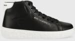 Karl Lagerfeld sneakers din piele Kupsole Iii culoarea negru 9BYY-OBM1B6_99X