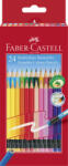 Faber-Castell Creioane colorate FABER-CASTELL 24 culori cu guma (FC116625)