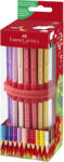 Faber-Castell Rollup 18 creioane colorate grip + ascutitoare sleeve FABER-CASTELL (FC201541)