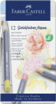 Faber-Castell Creioane colorate aquarelle FABER CASTELL 12 culori pastel goldfaber (FC114622)