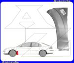 FORD MONDEO MK3 2000.10-2003.07 Első sárvédő hátsó alsó rész bal (javítólemez) POTRYKUS P32180171
