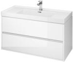 Cersanit Crea 100 alsószekrény beépíthető kerámia mosdóval, fényes fehér S801-280 (S801-280)