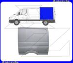 VW CRAFTER 1 2006.10-2016.10 /2E/ Hátsó sárvédő felső rész bal (tetőig) "középhosszú kivitelhez / tengelytáv: 3665mm" POTRYKUS P50658341