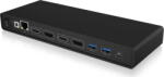 RaidSonic Docking Station USB-C 60658 - USB-C, HDMI, DisplayPort, Gri (60658) - pcone