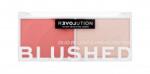 Revolution Relove Colour Play Blushed Duo Blush & Highlighter konturovací paletka 5, 8 g pentru femei Cute