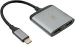 Xtorm Адаптер A-solar - Xtorm XC202, USB -C/2x HDMI, сив (XC202)