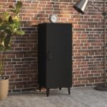 vidaXL Servantă, negru, 34, 5x34x90 cm, lemn compozit (812331) Comoda