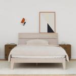 vidaXL Noptiere, 2 buc, maro miere, 40x34x55 cm, lemn masiv de pin (818312)