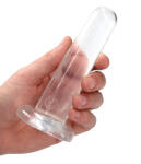 RealRock Finger Like Dildo with Suction Cup 13, 5cm Transparent Dildo