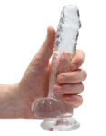 RealRock Realistic Dildo with Balls 7" 17 cm Transparent Dildo