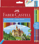Faber-Castell Creioane colorate FABER-CASTELL FC110324, 24+3 culori eco (FC110324)