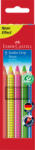 Faber-Castell Creioane colorate Faber-Castell FC110994, 5 culori neon jumbo grip (FC110994)