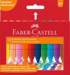 Faber-Castell Creioane colorate plastic jumbo grip Faber-Castell FC122540, 12 culori (FC122540)