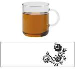 trendglas JENA OFFICE hőálló üveg csésze - FLOWER - piros mintás 400 ml