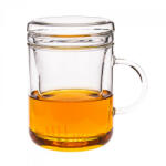 trendglas JENA ZYCLO (G) hőálló üveg teáscsésze, kiegészítőkkel 300 ml